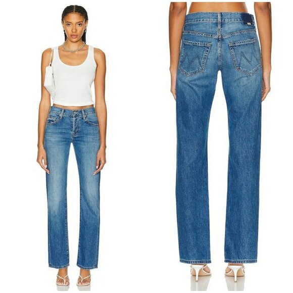 💕MOTHER SUPERIOR💕 Slider Hover Jeans ~ Heart Throb Button Fly 26 NWOT - Picture 6 of 16